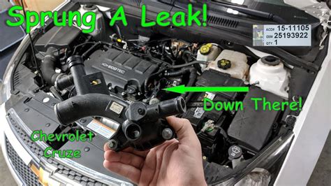 chevy cruze coolant reservoir leak|Most common Chevy Cruze coolant system leaks!